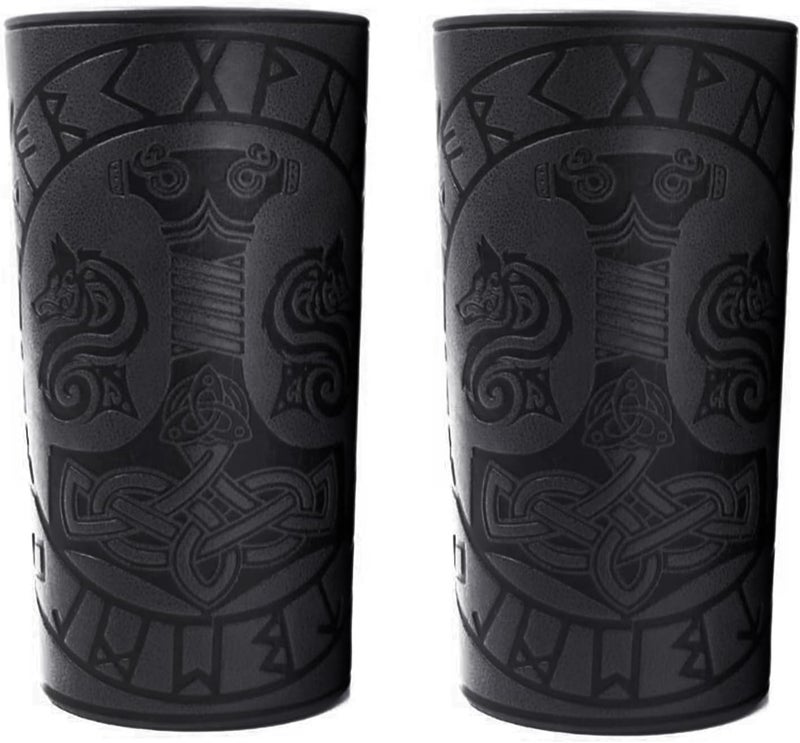 MioCloth Faux Leather Arm Guards Wristband, Medieval Gauntlet Viking Cosplay for Men Women Goth Accessories - Image 4